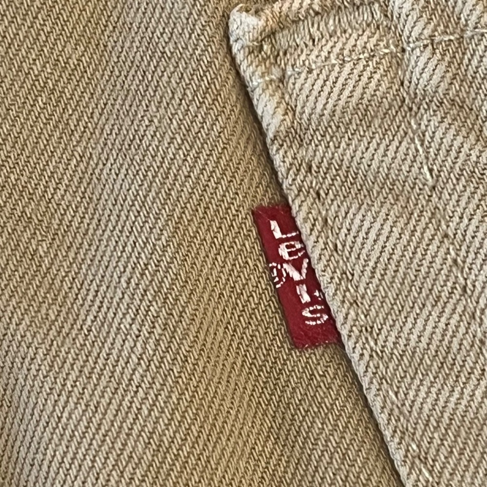 Vintage Levis 550 Relaxed Fit Jeans Mens 36x34 Khaki 100% Cotton Y2K - Picture 6 of 14